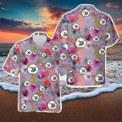 US Navy Underwater Demolition Team 22 (UDT 22) Tropical 3D Hawaiian Shirt US Navy Summer Gift