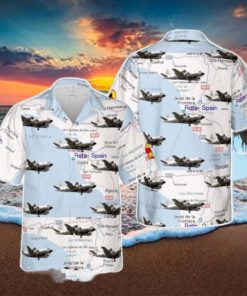 US Navy VQ 2 Squadron EP 3E aircraft Tropical 3D Hawaiian Shirt US Navy Summer Gift