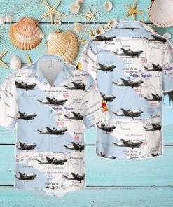 US Navy VQ 2 Squadron EP 3E aircraft Tropical 3D Hawaiian Shirt US Navy Summer Gift