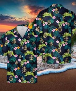 US Navy WWII Chief Anchor Hawaiian Shirt