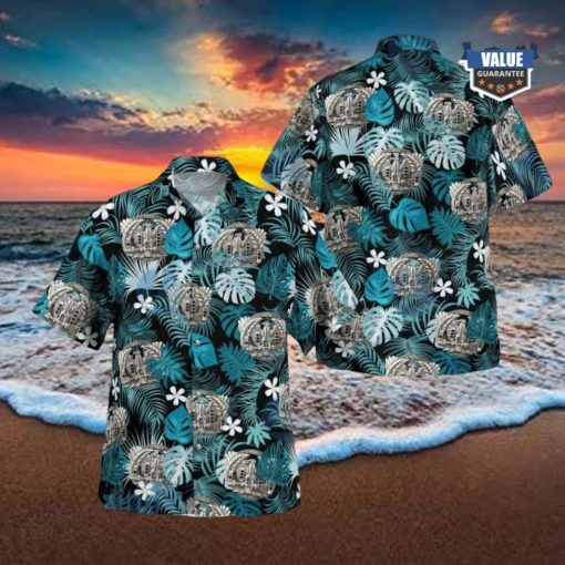 US Ramy Warrant Officer Eagle Rising Badge Hawaiian Shirt