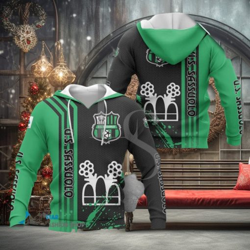US Sassuolo Calcio Black Green Pullover Hoodie