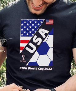 US Soccer FIFA World Cup Qatar 2022 Futbol Nation American flag shirt
