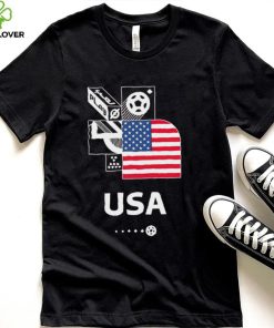 US Soccer FIFA World Cup Qatar 2022 Play Action American flag shirt