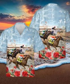 US Thoroughbred Horse Racing Hawaiian Shirt