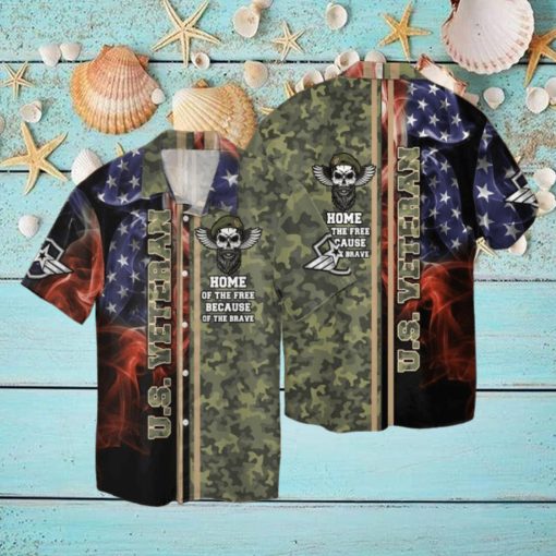 US VETERAN Aloha Hawaiian Shirts For Men For Women