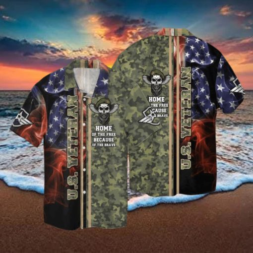 US VETERAN Aloha Hawaiian Shirts For Men For Women