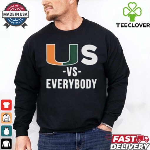 US Vs Everybody T Shirt Black