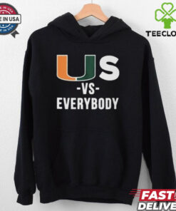 US Vs Everybody T Shirt Black