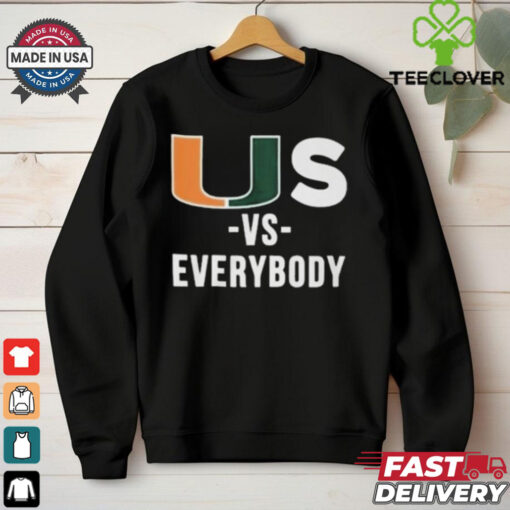 US Vs Everybody T Shirt Black