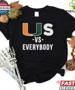 US Vs Everybody T Shirt Black