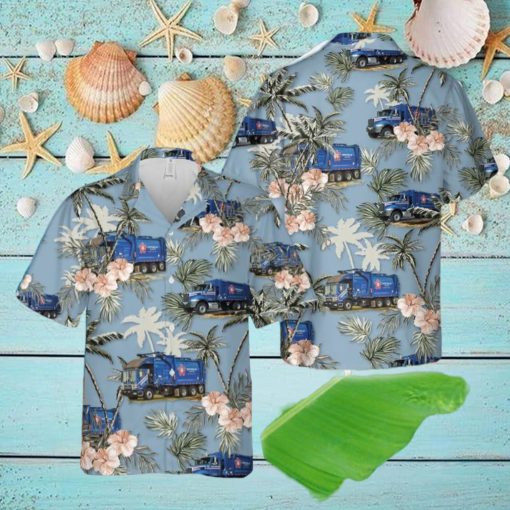 US Waste Collector Garbage Trucks 2 Hawaiian Shirt