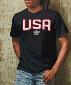 USA 4 Nations Face Off logo shirt