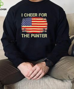 USA American Flag Football I Cheer For The Punter Shirt