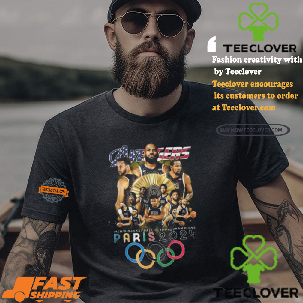 USA Avengers Men’s Basketball Olympic Champions Paris 2024 T Shirt USA Avengers Men’s Basketball Olympic Champions Paris 2024 T Shirt