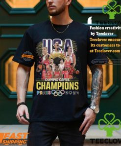 USA Basketball Women National Team Olympic Games Champions Paris 2024 T Shirt