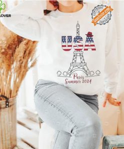 USA Eiffel Tower Paris Summer 2024 logo shirt