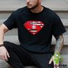USA Flag Inside New York Rangers Superman shirt