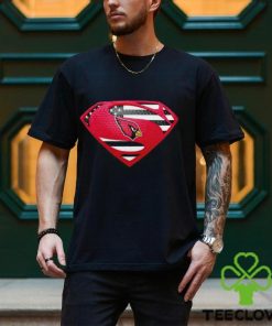 USA Flag Inside Arizona Cardinals Superman shirt