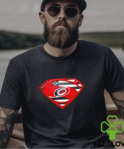 USA Flag Inside Carolina Hurricanes Superman shirt 3 USA Flag Inside Carolina Hurricanes Superman shirt