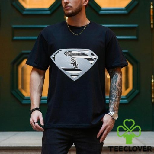 USA Flag Inside Chicago White Sox Superman shirt