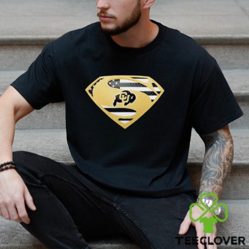 USA Flag Inside Colorado Buffaloes Superman shirt