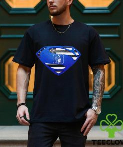 USA Flag Inside Duke Blue Devils Superman shirt