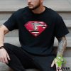 USA Flag Inside Chicago Cubs Superman shirt USA Flag Inside Chicago Cubs Superman shirt