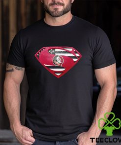 USA Flag Inside Florida State Seminoles Superman shirt 2 USA Flag Inside Florida State Seminoles Superman shirt