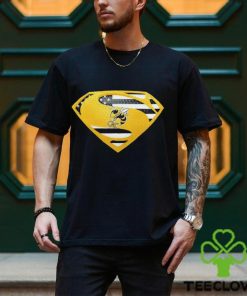 USA Flag Inside Georgia Tech Yellow Jackets Superman shirt