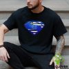USA Flag Inside Georgia Tech Yellow Jackets Superman shirt