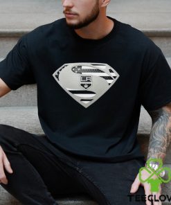 USA Flag Inside Los Angeles Kings Superman shirt