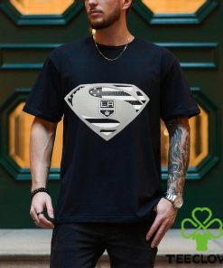 USA Flag Inside Los Angeles Kings Superman shirt