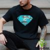 USA Flag Inside Baltimore Ravens Superman shirt