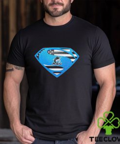 USA Flag Inside Miami Marlins Superman shirt