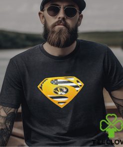 USA Flag Inside Missouri Tigers Superman shirt