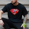 USA Flag Inside Minnesota Twins Superman shirt