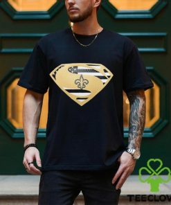 USA Flag Inside New Orleans Saints Superman shirt