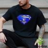 USA Flag Inside Detroit Red Wings Superman shirt