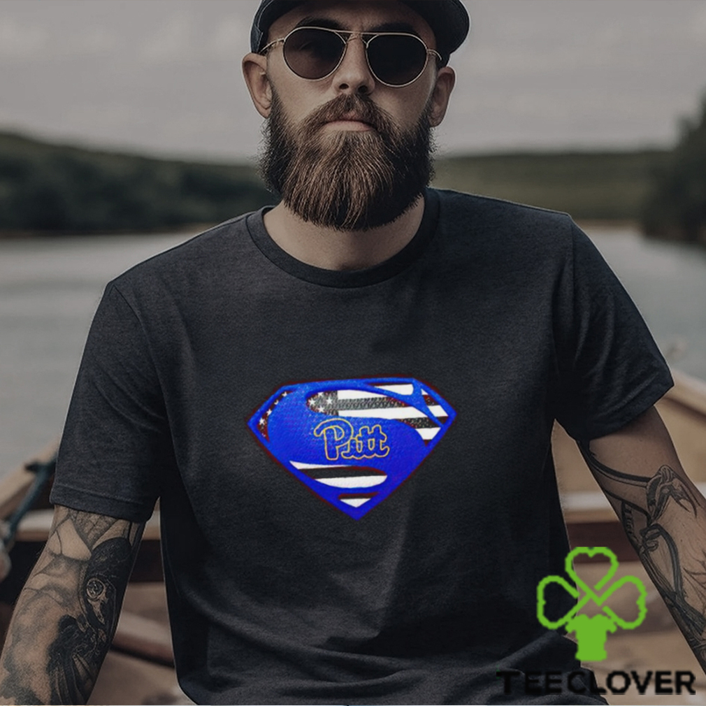 USA Flag Inside Pittsburgh Panthers Superman shirt USA Flag Inside Pittsburgh Panthers Superman shirt
