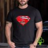 USA Flag Inside Pittsburgh Penguins Superman shirt