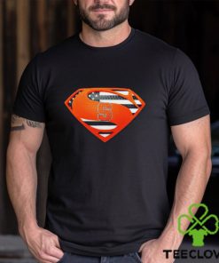 USA Flag Inside Syracuse Orange Superman shirt
