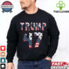 President Donald Trump 2024 MAKE AMERICA GREAT AGAIN THUMBS UP Shirt