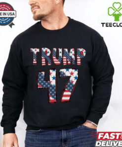 USA Flag Sweatshirt, Republican Hoodie, Trump 47 Sweatshirt