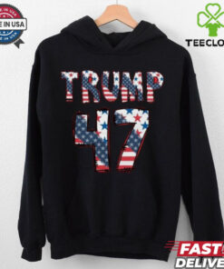 USA Flag Sweatshirt, Republican Hoodie, Trump 47 Sweatshirt