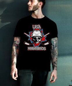 USA Freebirds NHL logo t shirt black