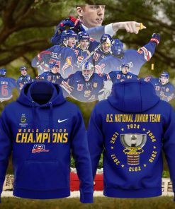 USA Hockey World Junior Champions 2024 Hoodie T Shirt