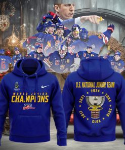 USA Hockey World Junior Champions 2024 Hoodie T Shirt