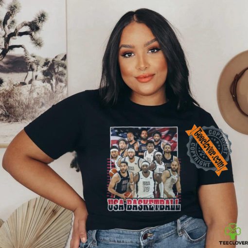 USA Men’s Basketball 2024 Summer Olympics Roster Shirt