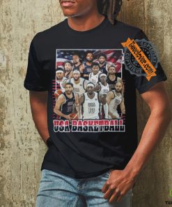 USA Men's Basketball 2024 Summer Olympics Roster Shirt